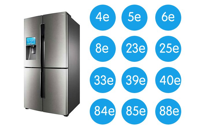 samsung refrigerator date code